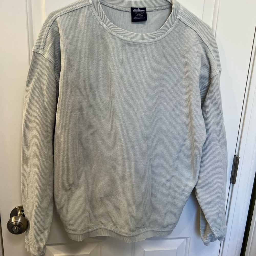 Ribbed sweatshirt/heavy weight shirt